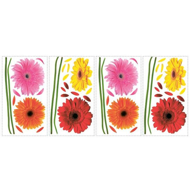 Gerber Daisies Wall Decals Wall Decals RoomMates   