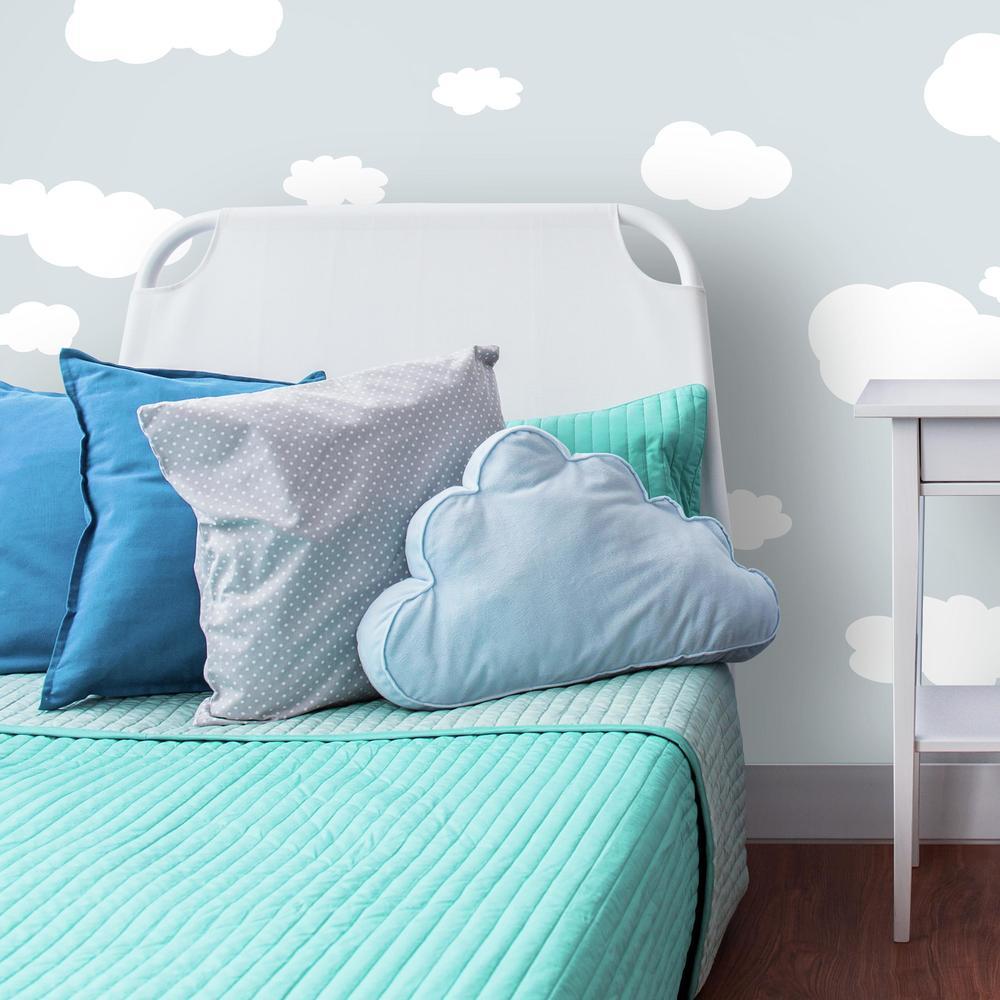 White Clouds Wall Decals Wall Decals RoomMates   