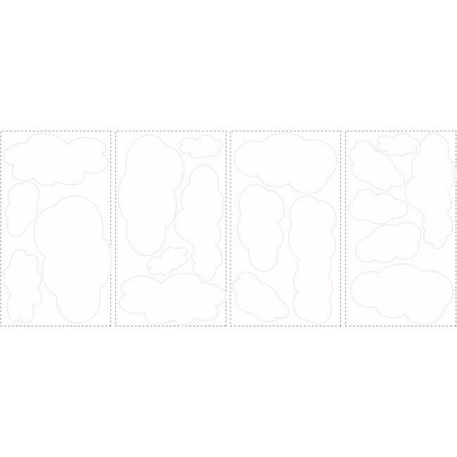 White Clouds Wall Decals Wall Decals RoomMates   
