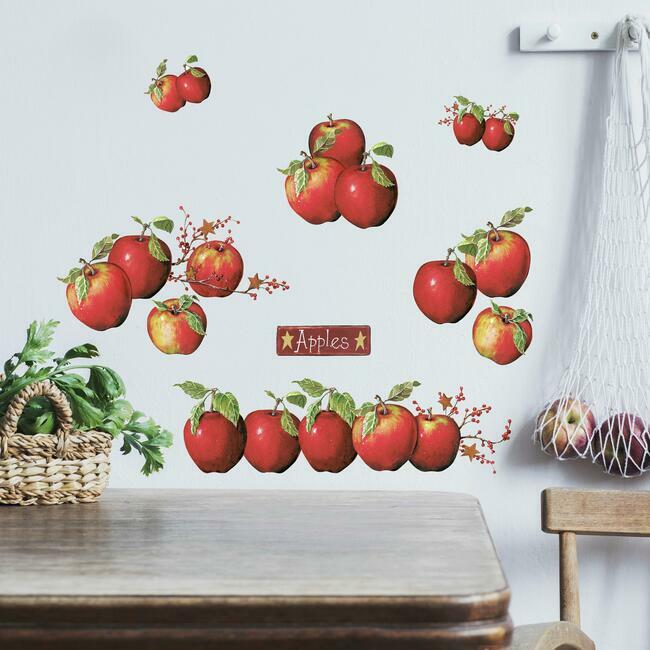Country Apples Wall Decals Wall Decals RoomMates   