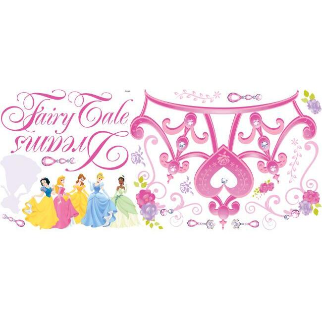 Disney Princess Crown Giant Wall Decals Wall Decals RoomMates   