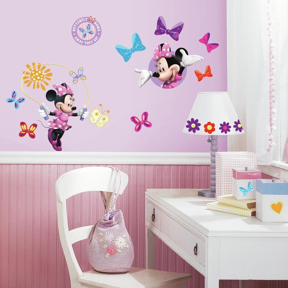 Minnie Mouse Bow-tique Wall Decals Wall Decals RoomMates   