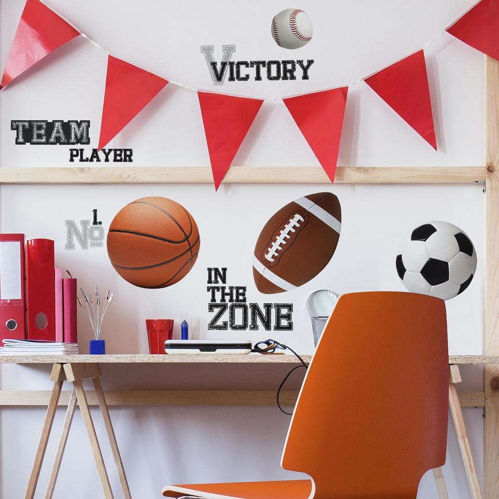 All Star Sports Sayings Wall Decals Wall Decals RoomMates   