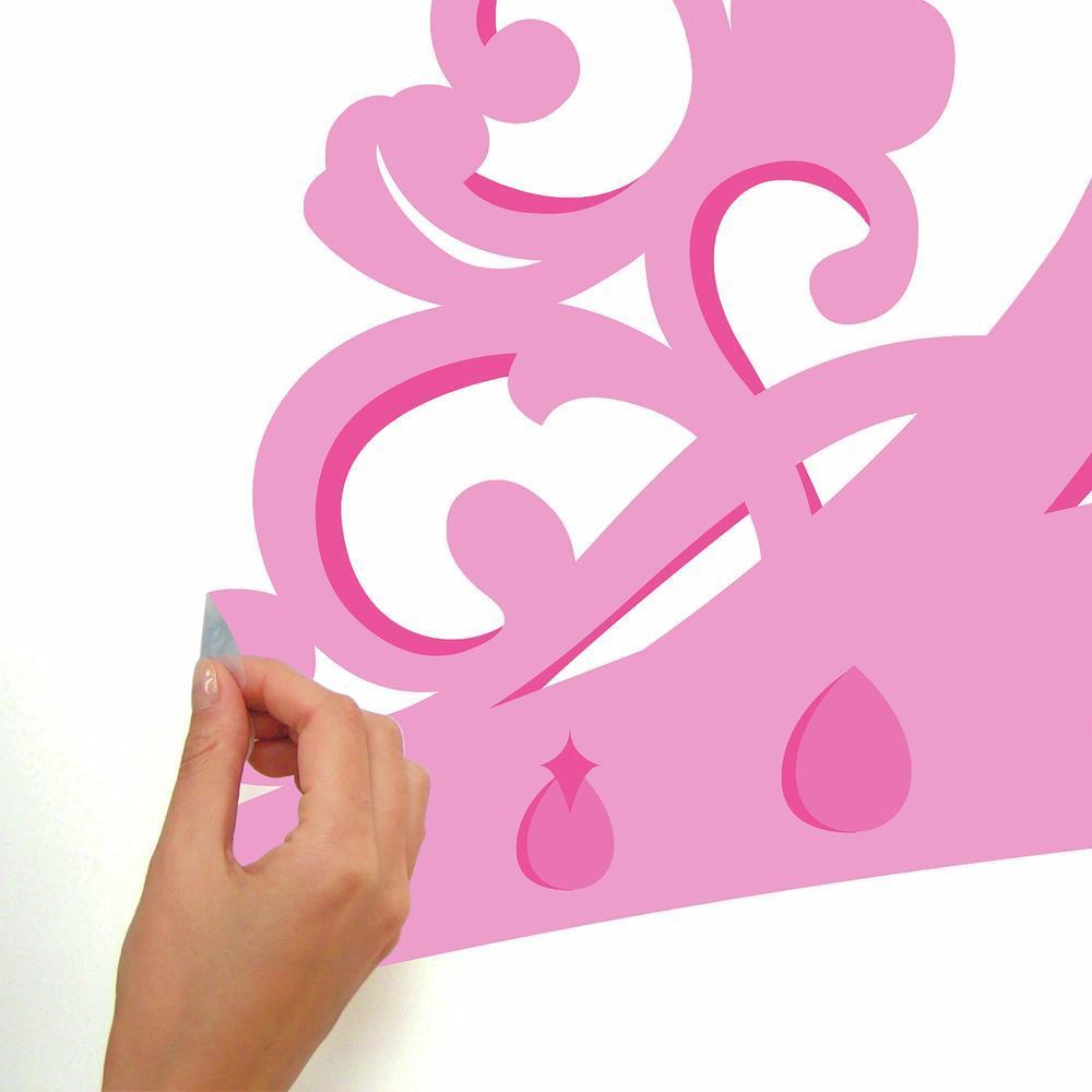 The Princess Sleeps Here Giant Wall Decal with Alphabet Wall Decals RoomMates   