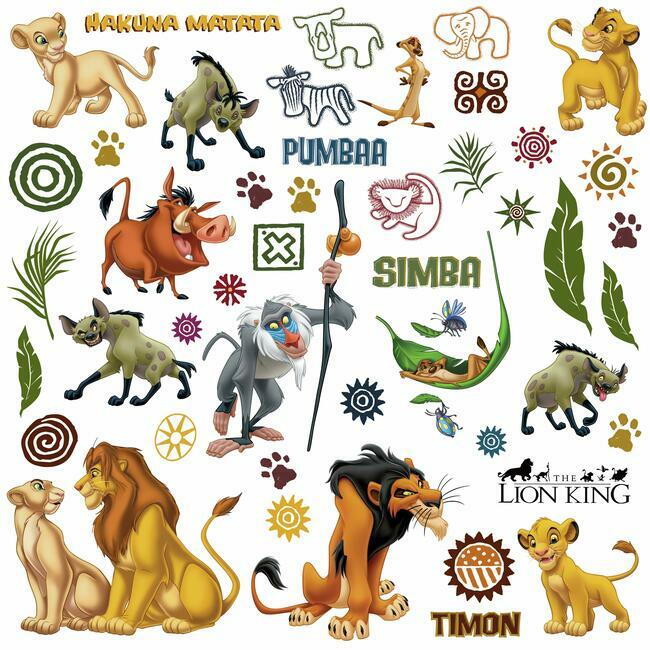 The Lion King Wall Decals Wall Decals RoomMates   