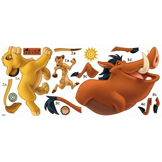 The Lion King Giant Wall Decals Wall Decals RoomMates   