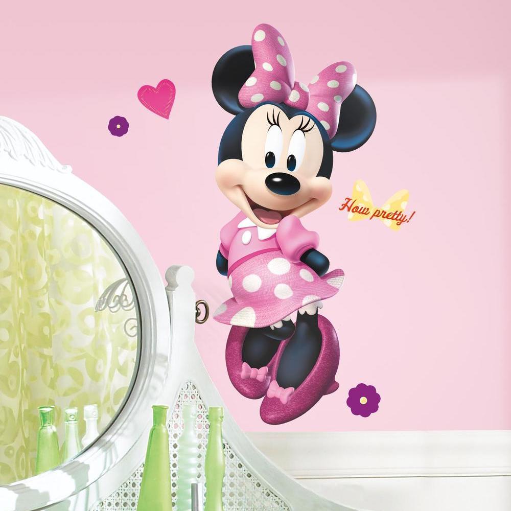 Minnie Mouse Bow-tique Giant Wall Decal Wall Decals RoomMates   