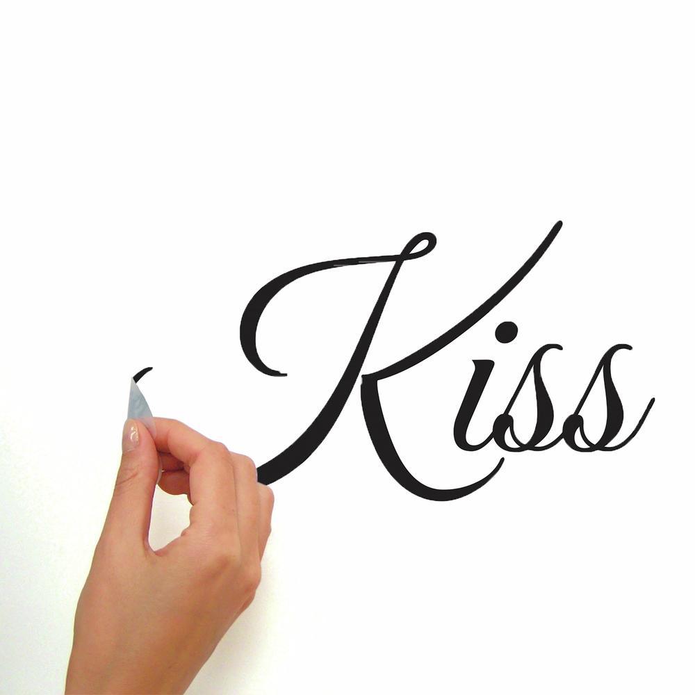 Always Kiss Me Goodnight Quote Wall Decals Wall Decals RoomMates   