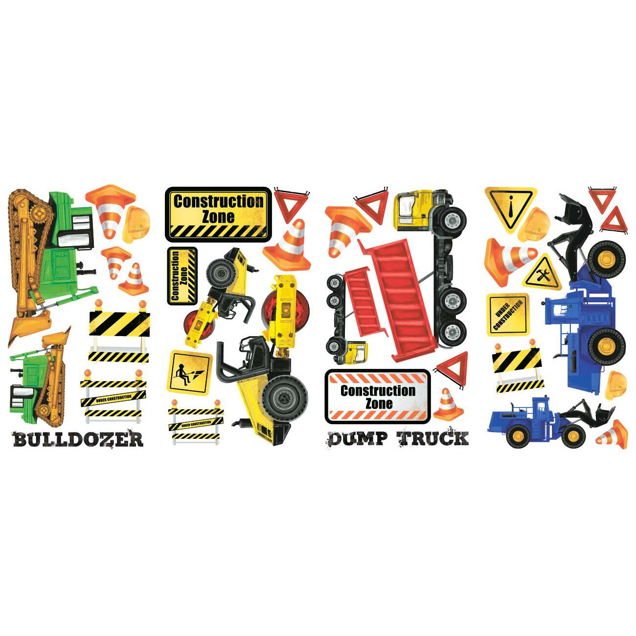 Construction Trucks Wall Decals Wall Decals RoomMates   