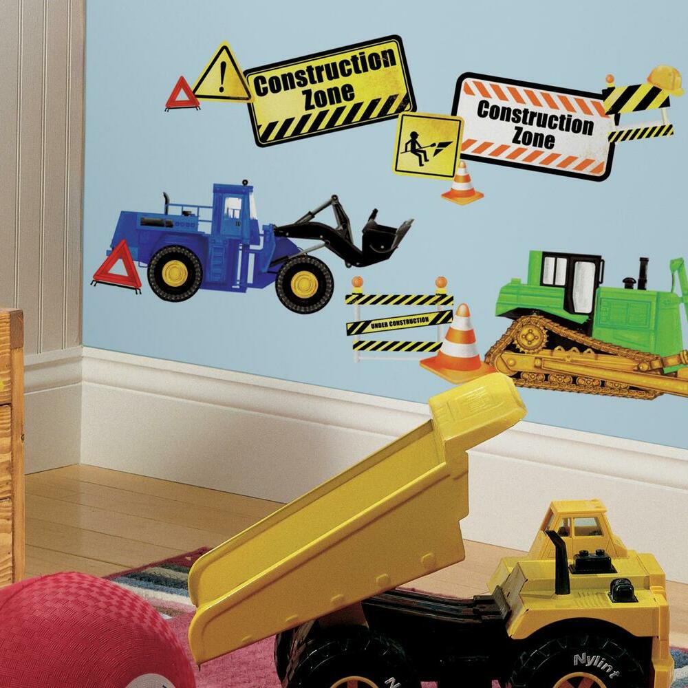Construction Trucks Wall Decals Wall Decals RoomMates   