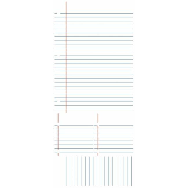 Notebook Paper Dry Erase Wall Decals Wall Decals RoomMates   