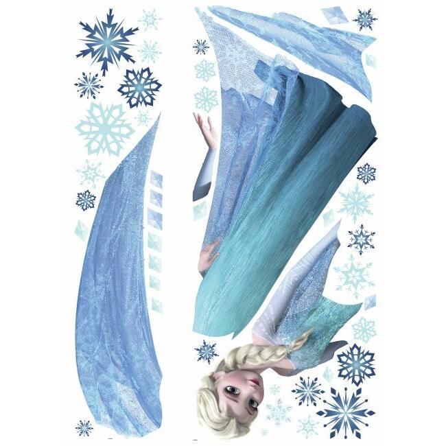 Frozen Elsa Giant Wall Decals with Glitter Wall Decals RoomMates   