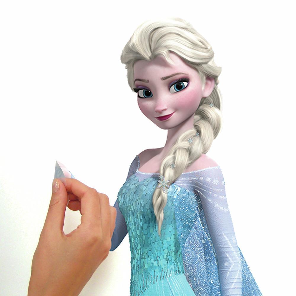 Frozen Elsa Giant Wall Decals with Glitter Wall Decals RoomMates   