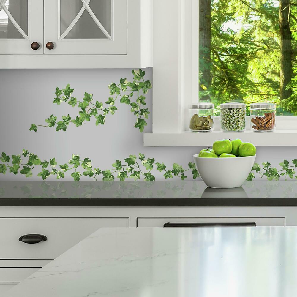 Painterly Ivy Wall Decals Wall Decals RoomMates   