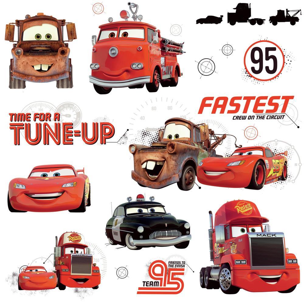 Disney Pixar Cars Friends to the Finish Wall Decals Wall Decals RoomMates   