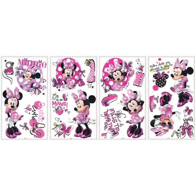 Minnie Fashionista Wall Decals Wall Decals RoomMates   