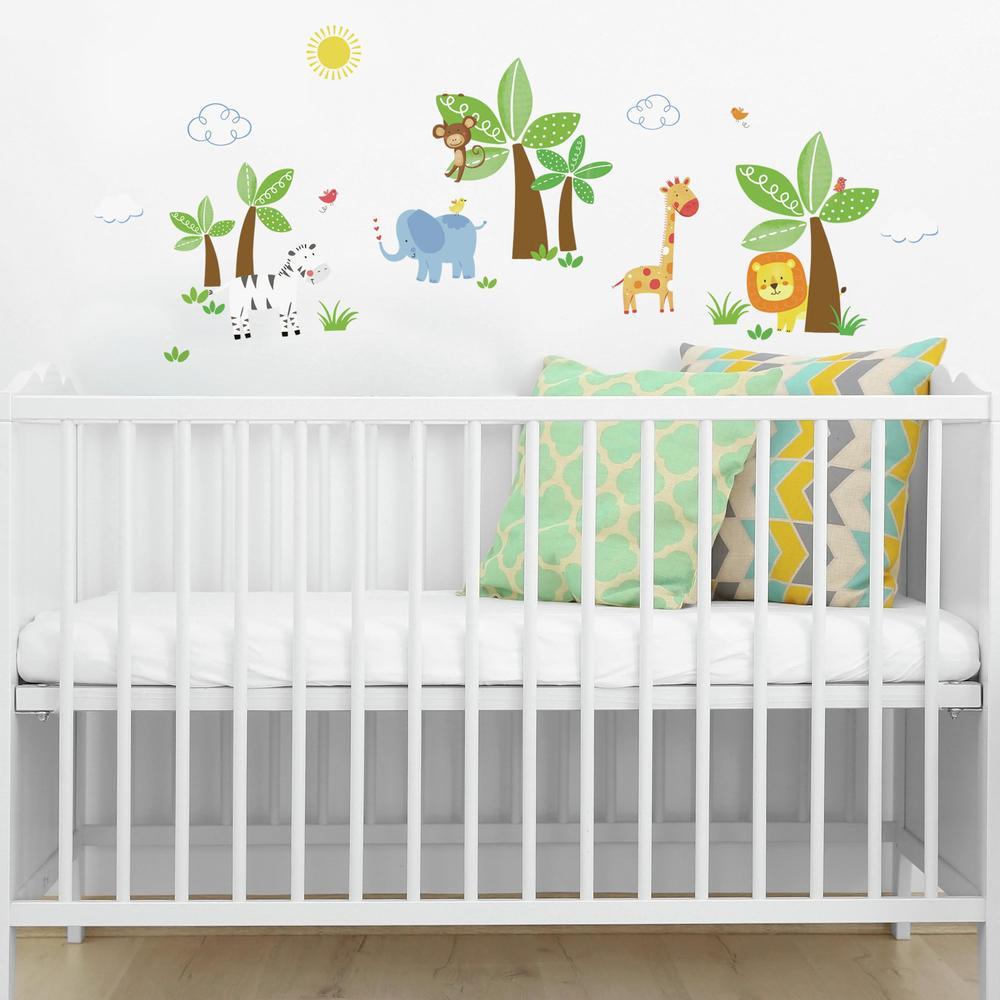 Jungle Friends Wall Decals Wall Decals RoomMates   