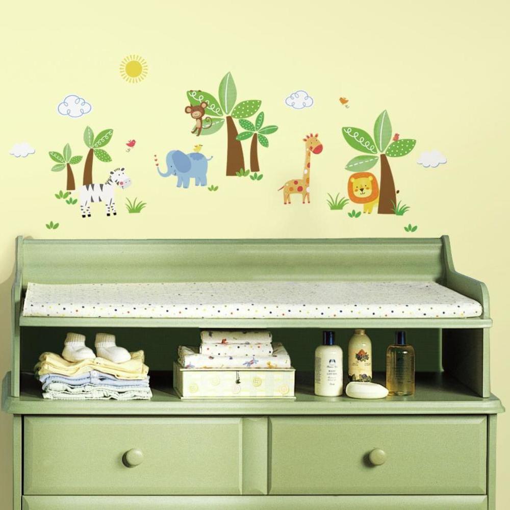 Jungle Friends Wall Decals Wall Decals RoomMates   