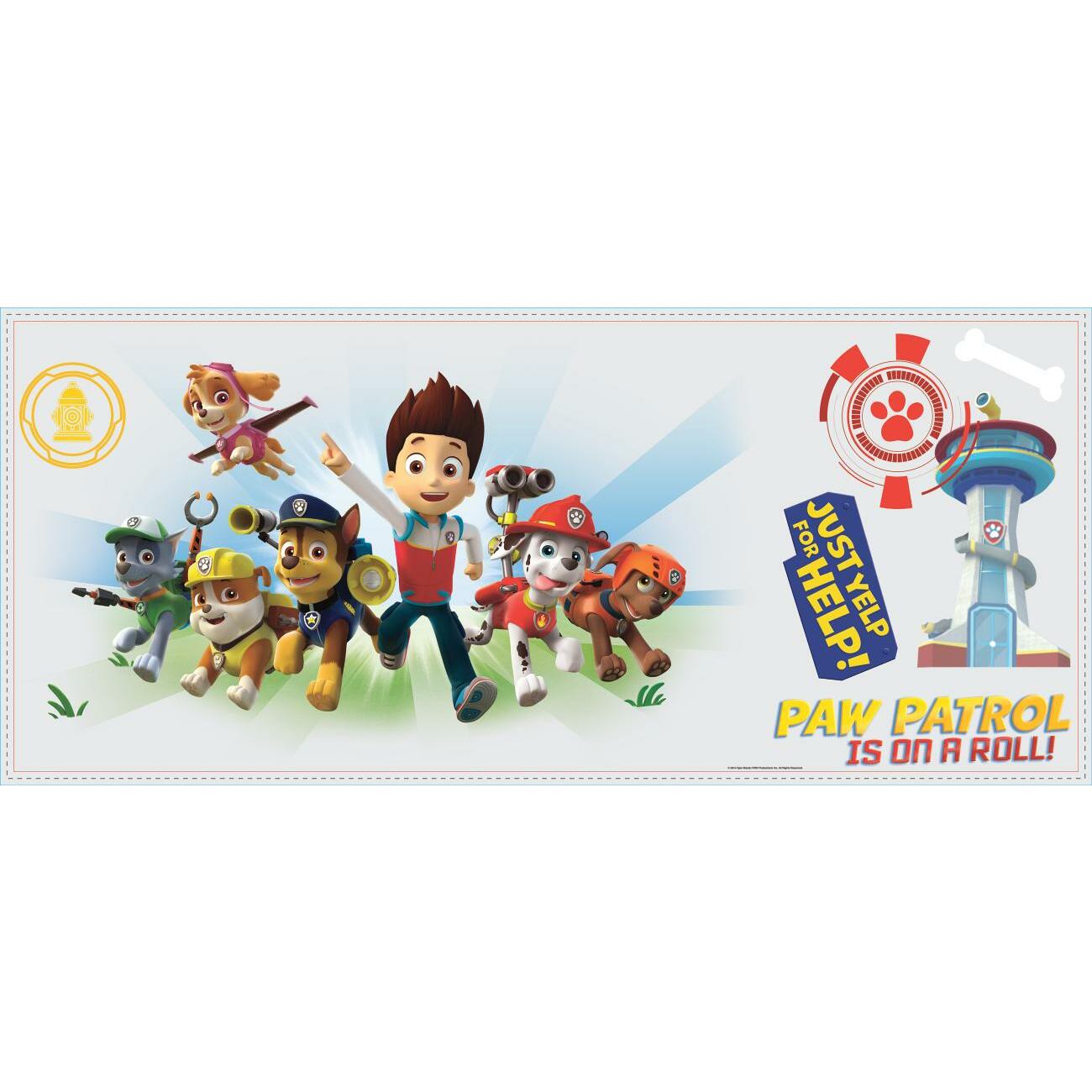 Paw Patrol Peel and Stick Wall Graphics Wall Decals RoomMates   