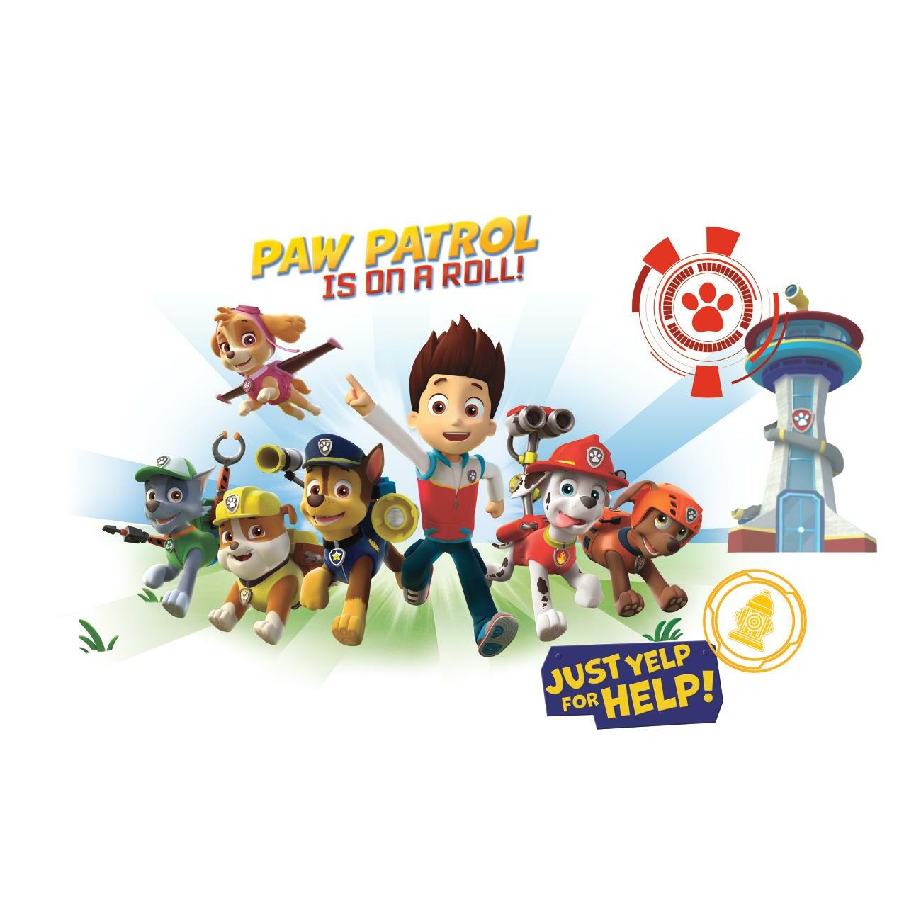 Paw Patrol Peel and Stick Wall Graphics Wall Decals RoomMates   