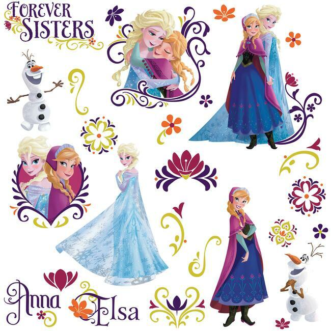 Disney Frozen Spring Wall Decals Wall Decals RoomMates   