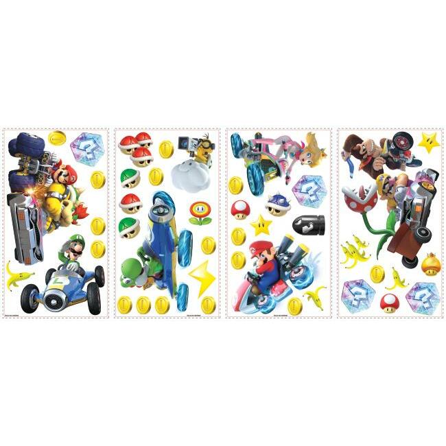 Mario Kart 8 Peel and Stick Wall Decals Wall Decals RoomMates   