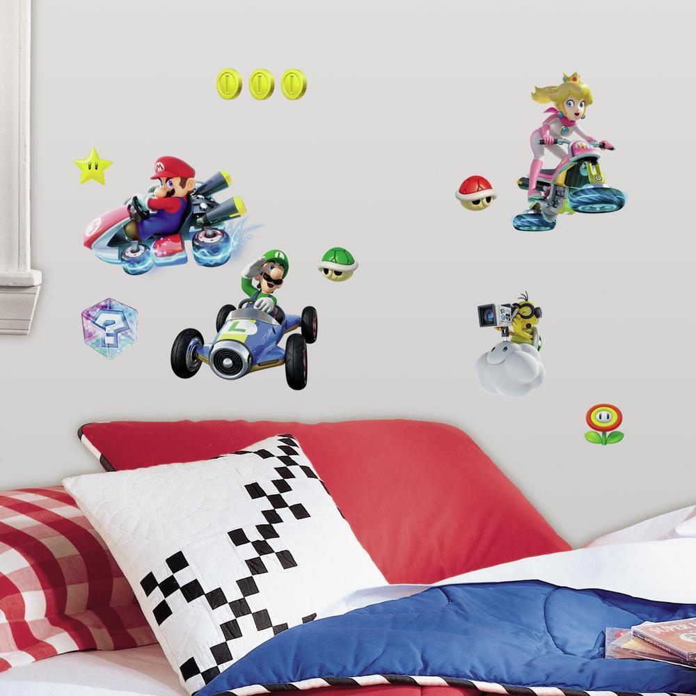 Mario Kart 8 Peel and Stick Wall Decals Wall Decals RoomMates   