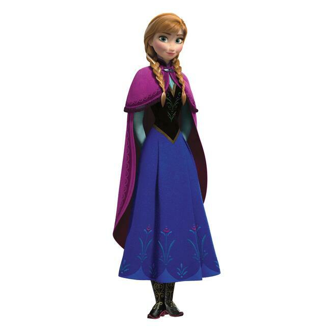 Disney Frozen Anna with Cape Giant Wall Decals Wall Decals RoomMates   