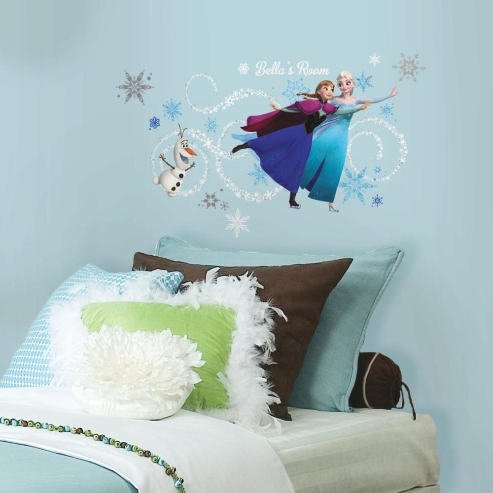 Disney Frozen Headboard Wall Decals With Personalization Wall Decals RoomMates   