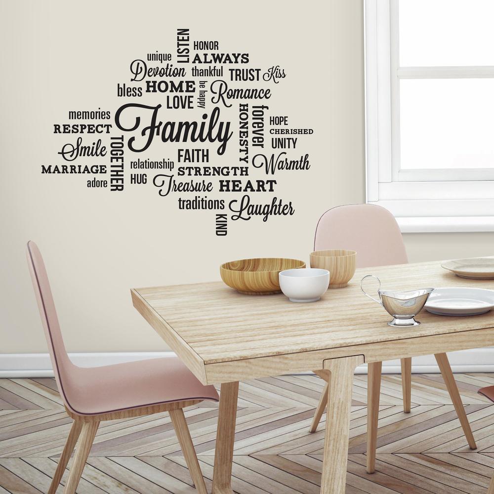 Family Quote Wall Decals Wall Decals RoomMates   