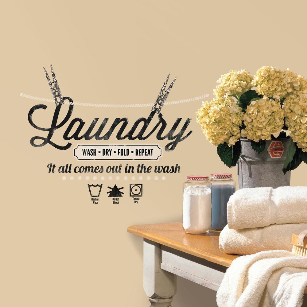 Laundry Quote Wall Decals Wall Decals RoomMates   