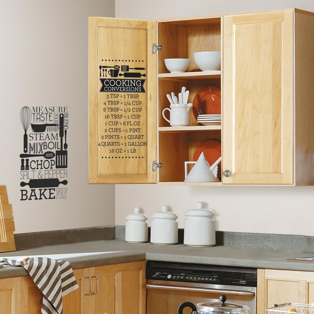 Cooking Conversions Wall Decals Wall Decals RoomMates   