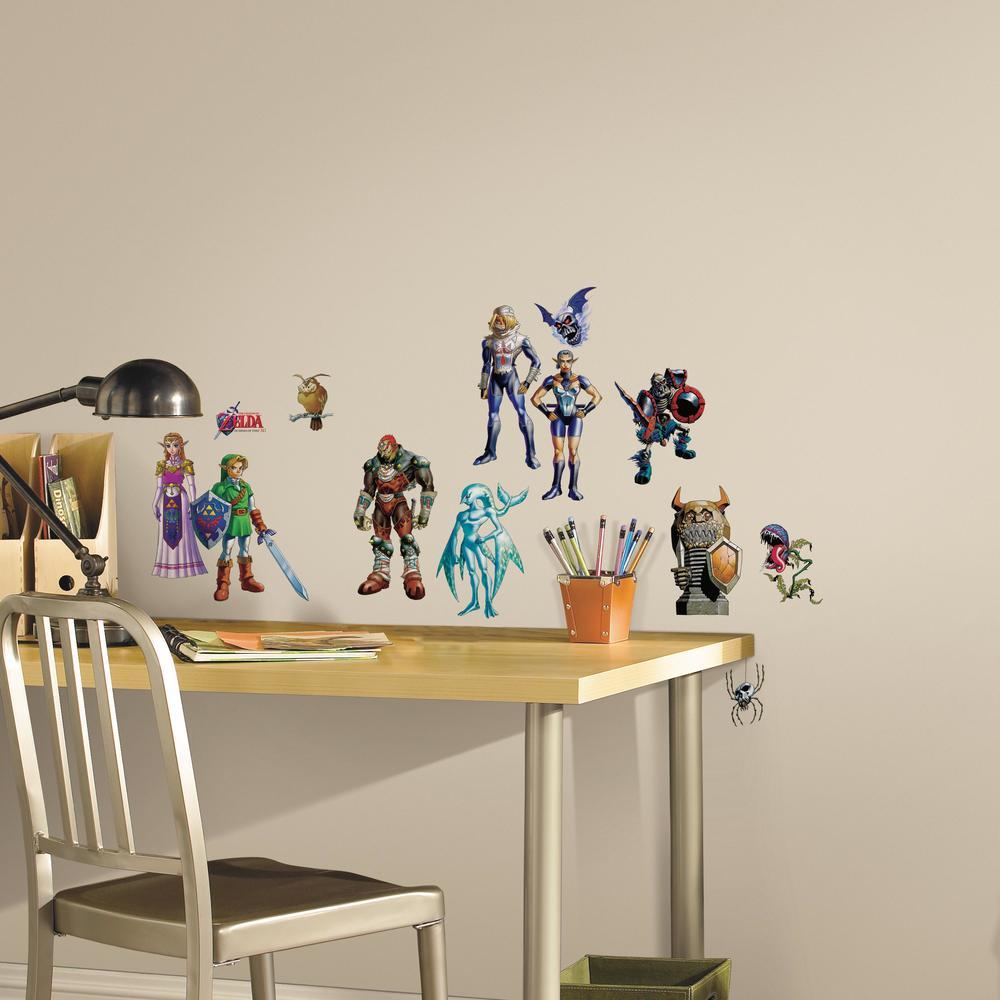 The Legend of Zelda: Ocarina of Time 3D Peel and Stick Wall Decals Wall Decals RoomMates   