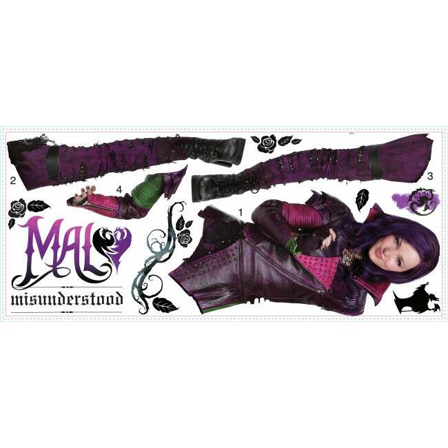 Descendants Mal Giant Wall Decals Wall Decals RoomMates   