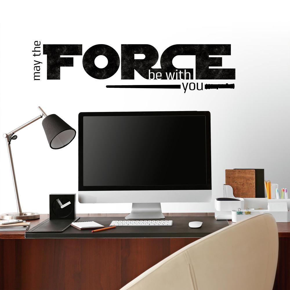 Star Wars Classic Force Quote Peel and Stick Wall Decals Wall Decals RoomMates   