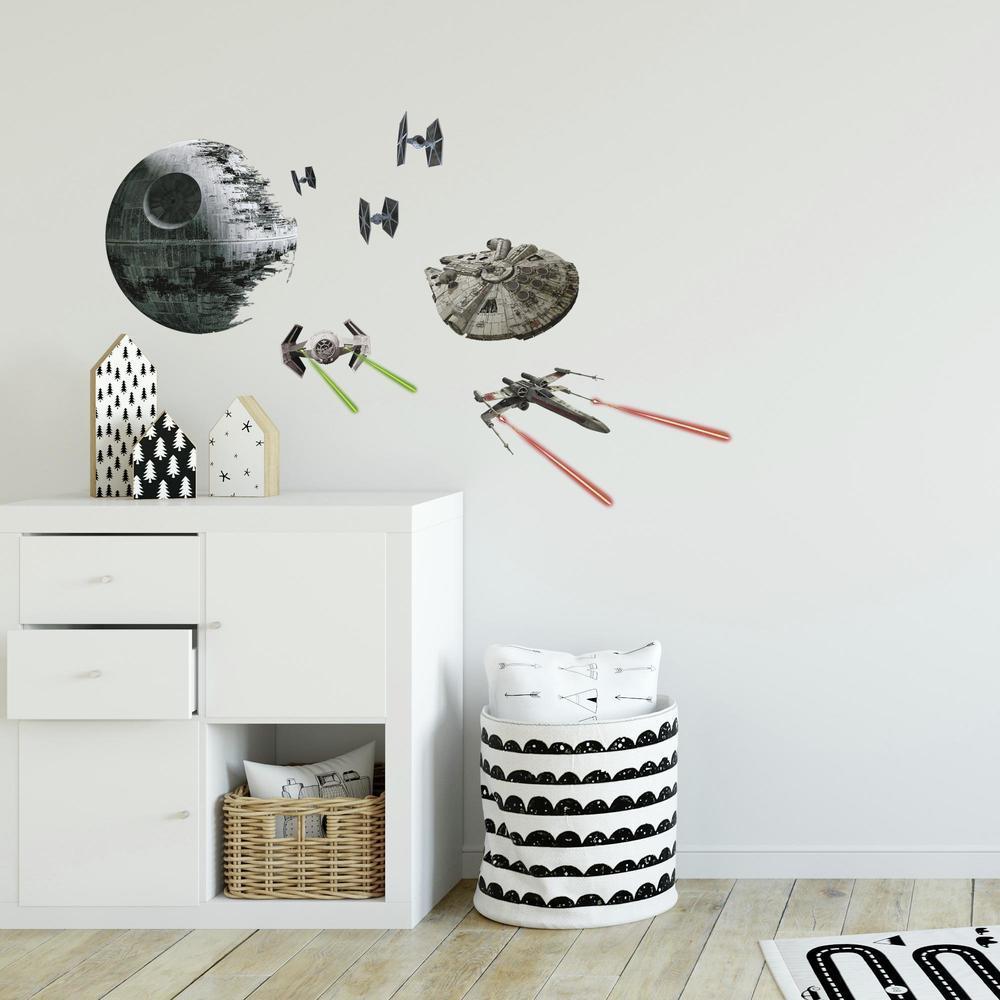 Star Wars Classic Ships Peel and Stick Wall Decals Wall Decals RoomMates   