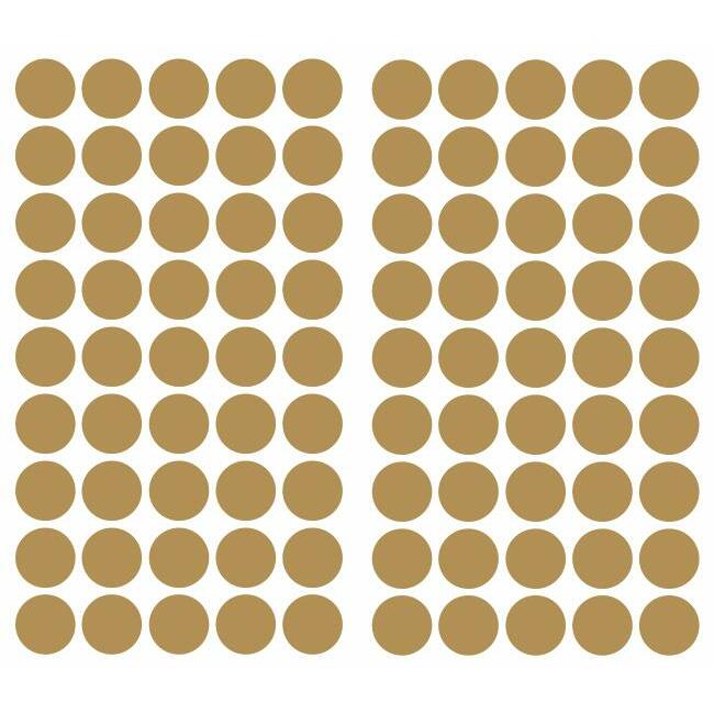 Gold Foil Confetti Dots Peel and Stick Wall Decals Wall Decals RoomMates   