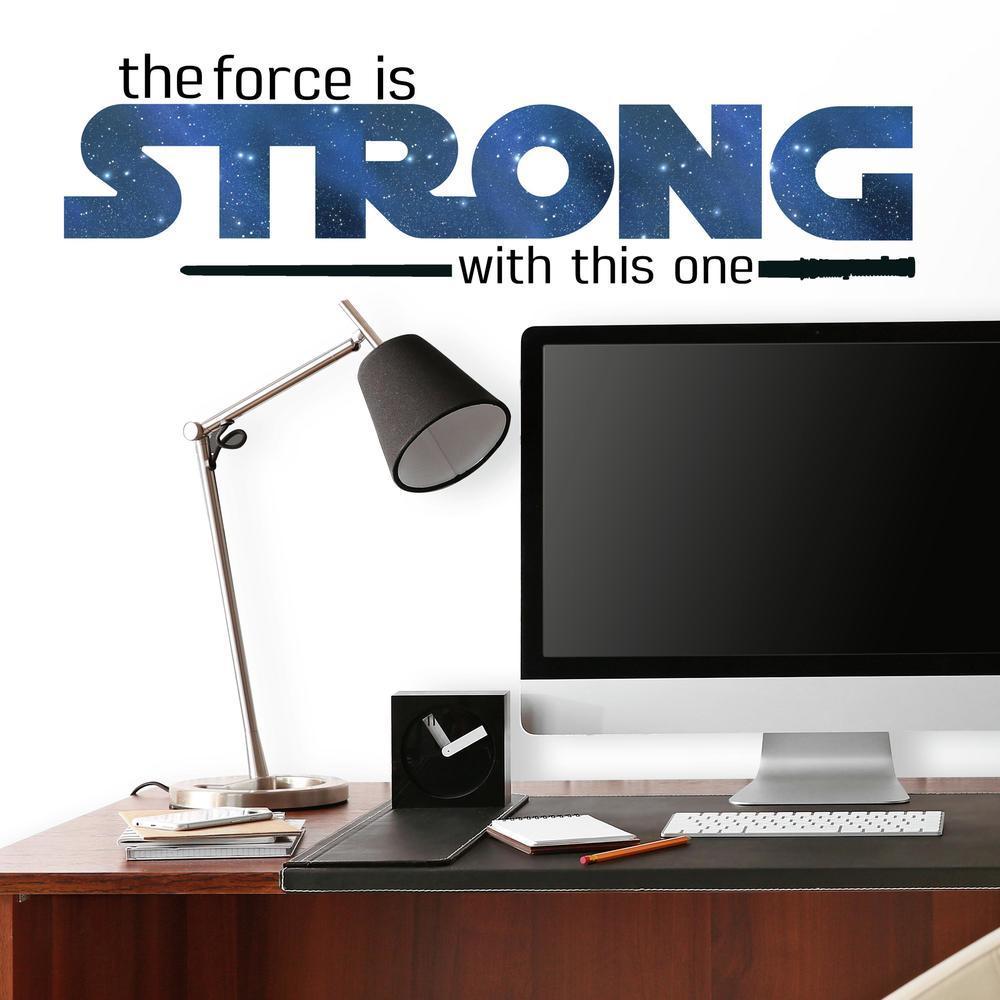Star Wars Strong Quote Peel and Stick Wall Decals Wall Decals RoomMates   