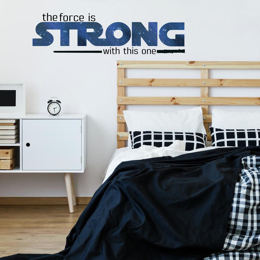 Star Wars Strong Quote Peel and Stick Wall Decals Wall Decals RoomMates   