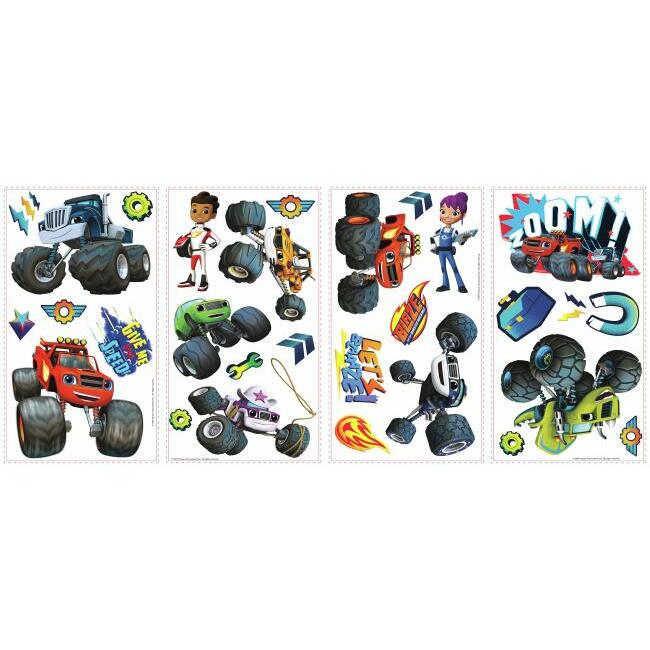 Blaze & The Monster Machines Peel and Stick Wall Decals Wall Decals RoomMates   