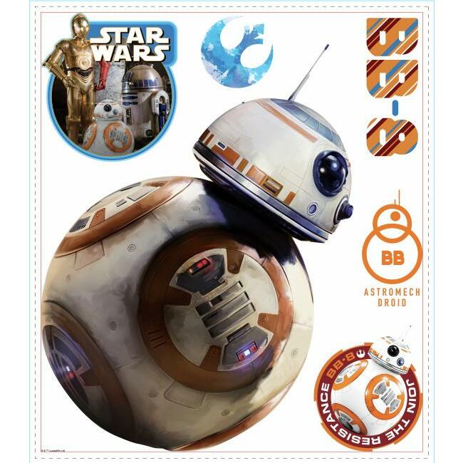 Star Wars: The Force Awakens BB-8 Giant Wall Decals Wall Decals RoomMates   