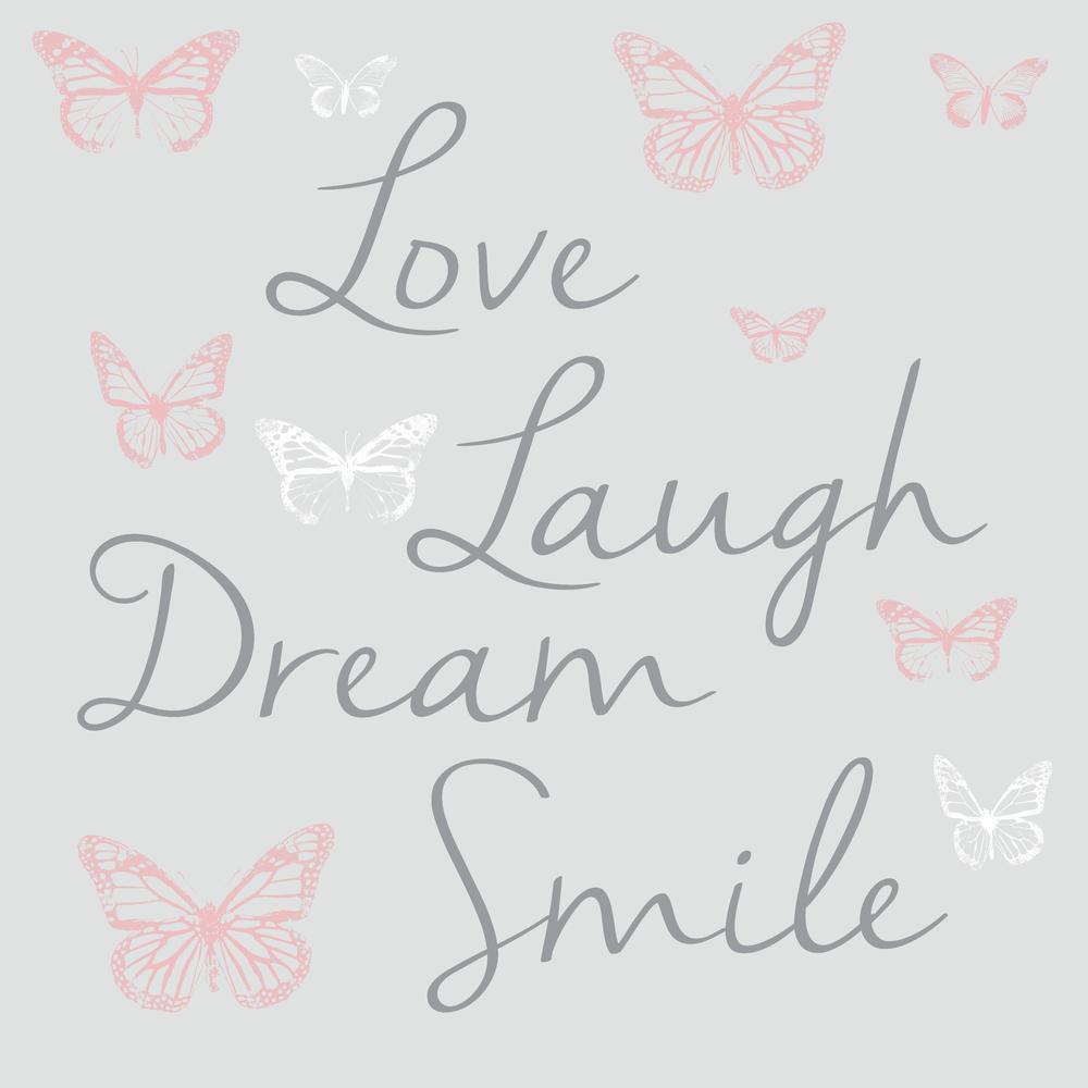 Butterfly Dream Peel and Stick Wall Decals w/ 3D Embellishments Wall Decals RoomMates   