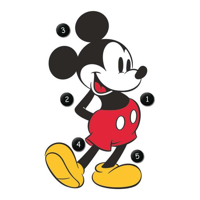 Mickey Mouse Giant Wall Decals Wall Decals RoomMates   