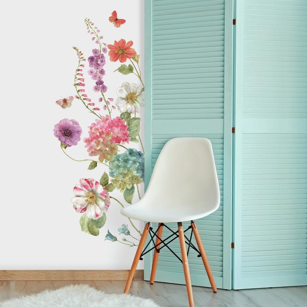 Lisa Audit Garden Flower Giant Wall Decals Wall Decals RoomMates   