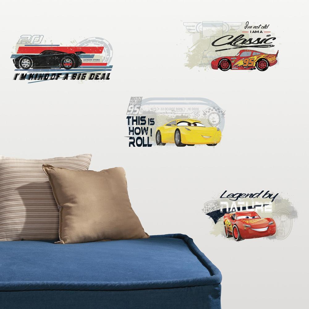 Cars 3 Racing Peel and Stick Wall Decals Wall Decals RoomMates   
