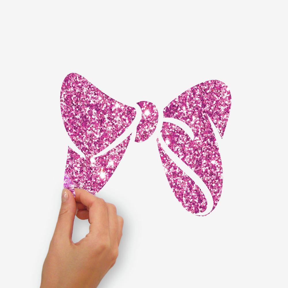 Minnie Mouse Peel and Stick Wall Decals with Glitter Wall Decals RoomMates   