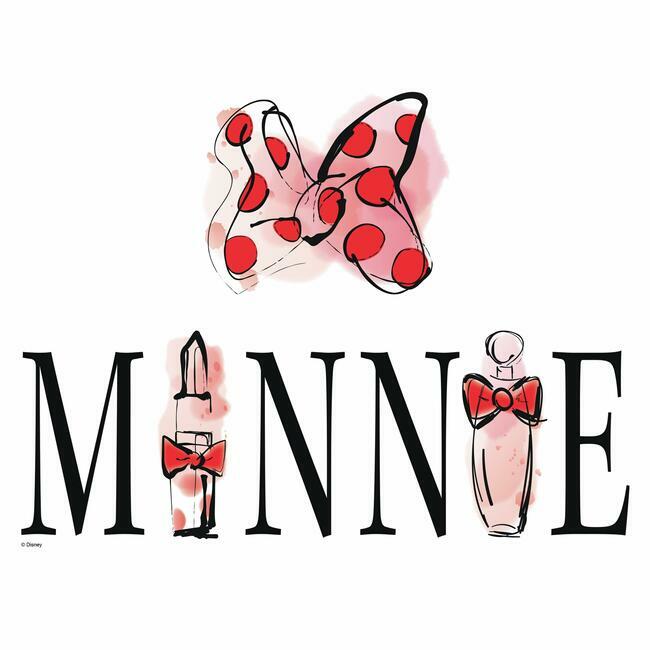 Minnie Mouse Perfume Peel and Stick Wall Decals Wall Decals RoomMates   