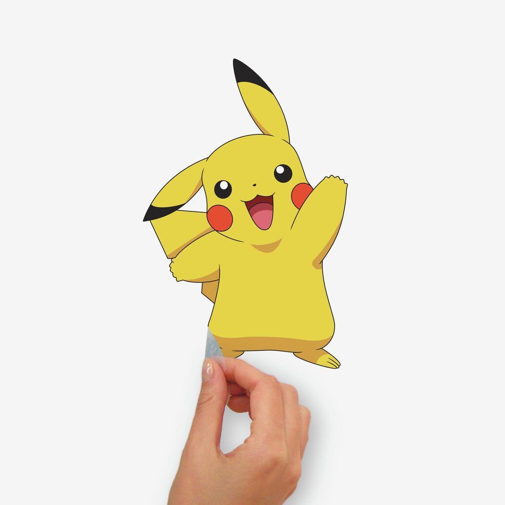 Pokemon Pikachu Peel and Stick Wall Decals Wall Decals RoomMates   