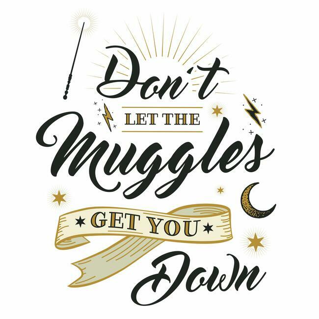 Harry Potter Muggles Wall Quote Giant Wall Decals Wall Decals RoomMates   
