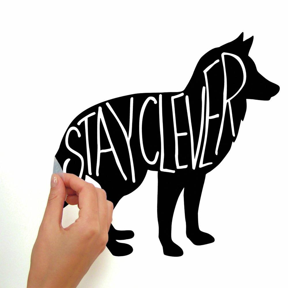 Black Adventure Awaits Animal Giant Wall Decals Wall Decals RoomMates   
